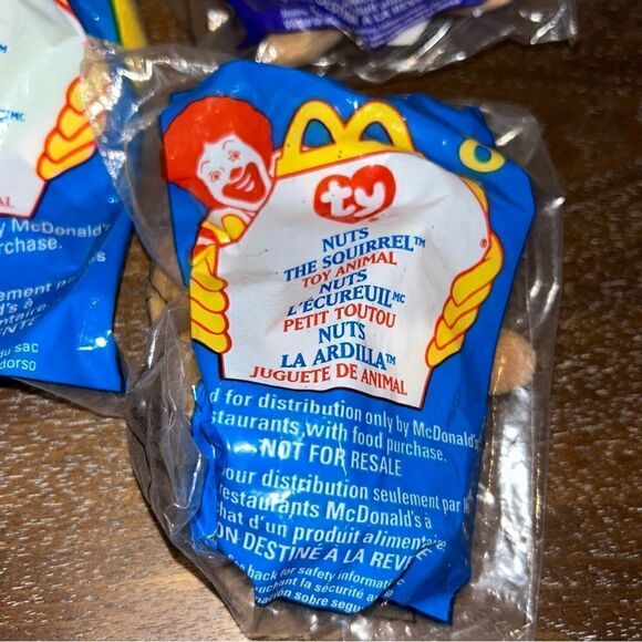 Vintage Ty Beanie McDonalds Happy Meal Toys (3) - Picture 3 of 5